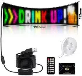Flexibler Led Matrix Schilder Bluetooth 16×144 Pixel Jn-2853-84
