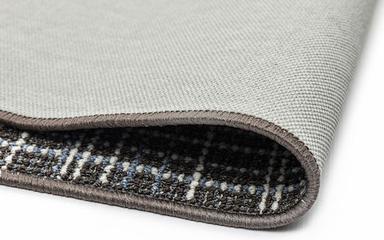 Nikotex Carpets Non-Slip Living Room Rug Warren Ebony-Light Blue 133x190