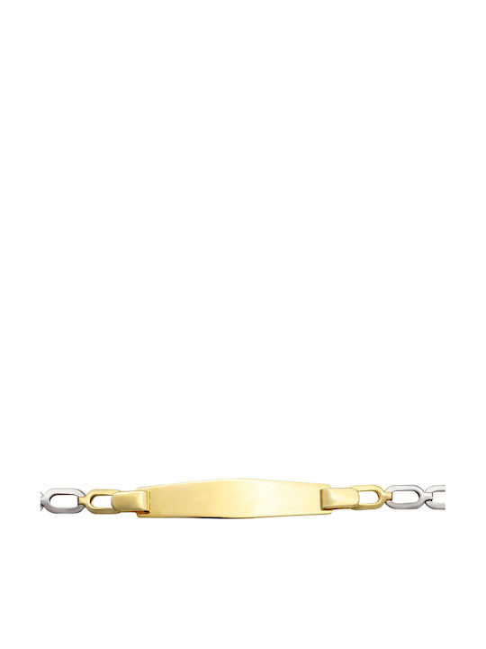 Savvas Design Brățară Identitate Aur 14K