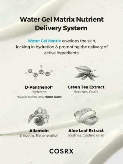 Cosrx Green Tea Ενυδατικό Gel-Κρέμα Προσώπου με Aloe Vera & Πανθενόλη 50ml