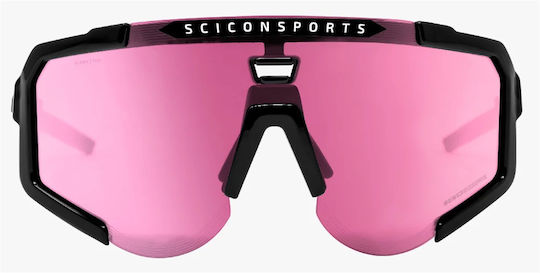 Scicon Fahrradbrillen Aeroscope mit Schwarz Rahmen und Mehrfarbig Linsen