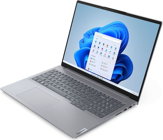 Lenovo ThinkBook 16 G6 IRL 16" IPS FHD+ (i5-13420H/48GB/256GB SSD + 512GB SSD/W11 Pro) Арктическо сиво (US Клавиатура)
