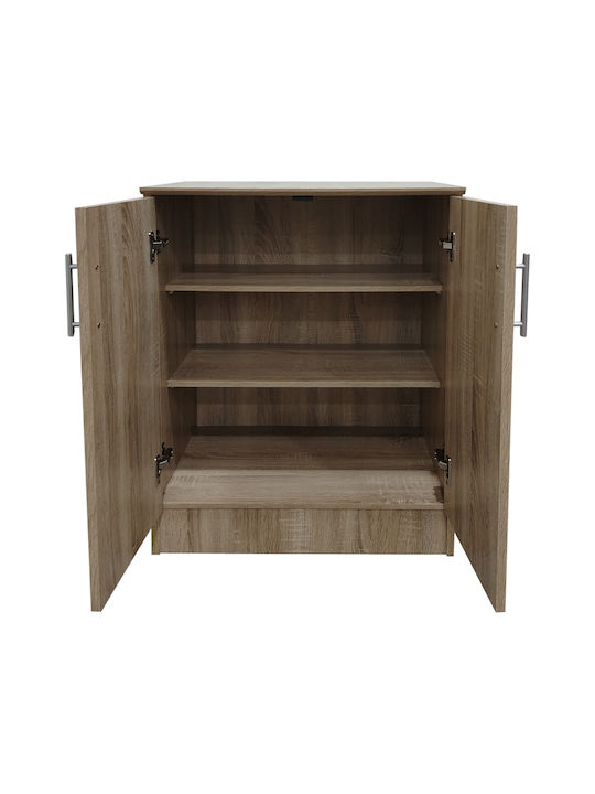 Souken Wooden Shoe Organizer Beige 60x40x80cm