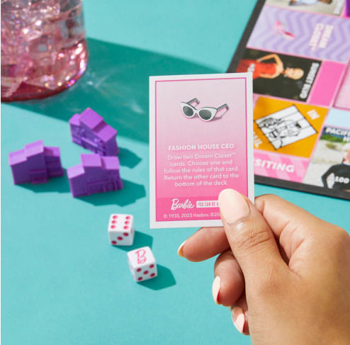 Brettspiel Monopoly Barbie für 2-6 Spieler 8+ Jahre Hasbro