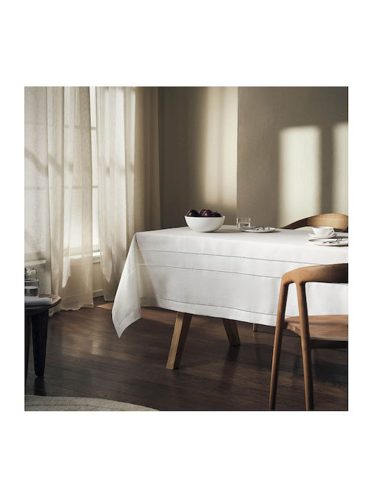 Gofis Home Tischtuch Lorelai Offwhite 197 150x220cm