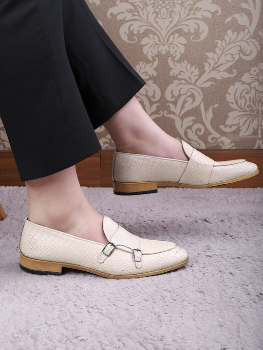 Mocasini barbati in Bej Culori