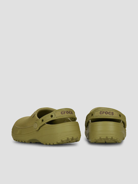 Crocs Classic Damen Clogs Grün