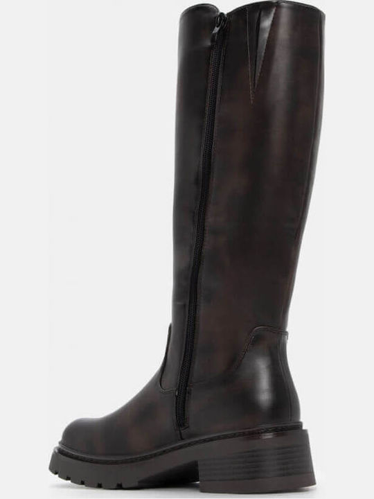 Damenstiefel Grün