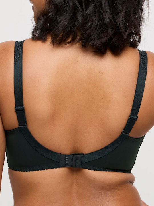 Bra without Padding Underwire Deep Forest - Green