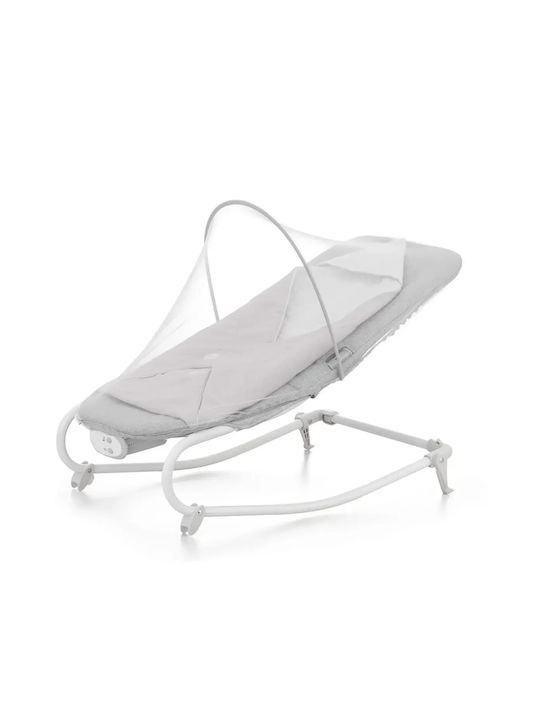 Kinderkraft Electric Relax pentru Bebeluși Felio 2 cu Muzică și Vibrații Gri pentru Copil până la 9kg