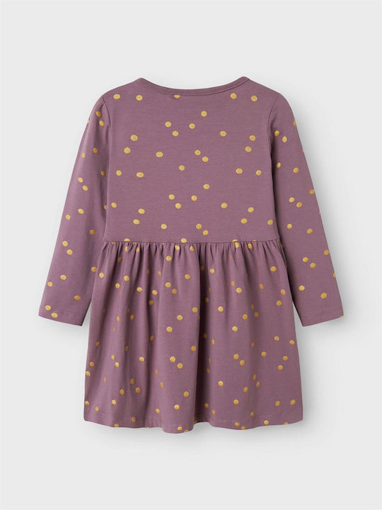 Kinderkleid Langärmelig Purple