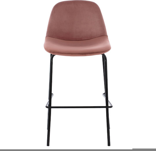 Hocker Bar Gepolstert mit Samt Vincent Rotten Apple 4Stück 47x51x96cm