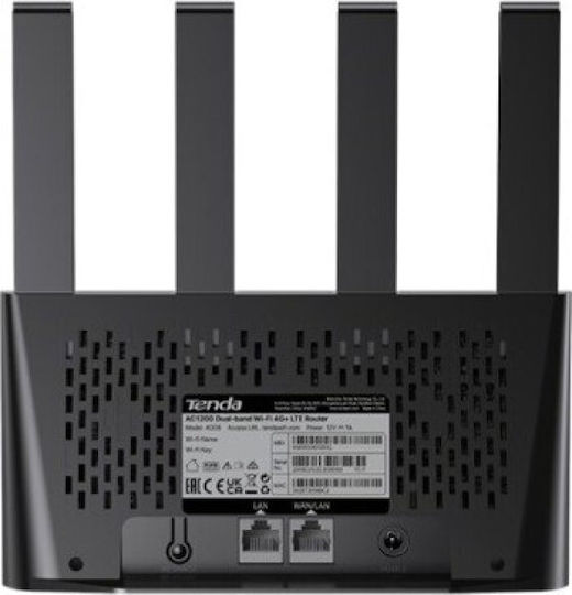 Tenda 4G08 Wireless Router Wi‑Fi 5 with 2 Gigabit Ports