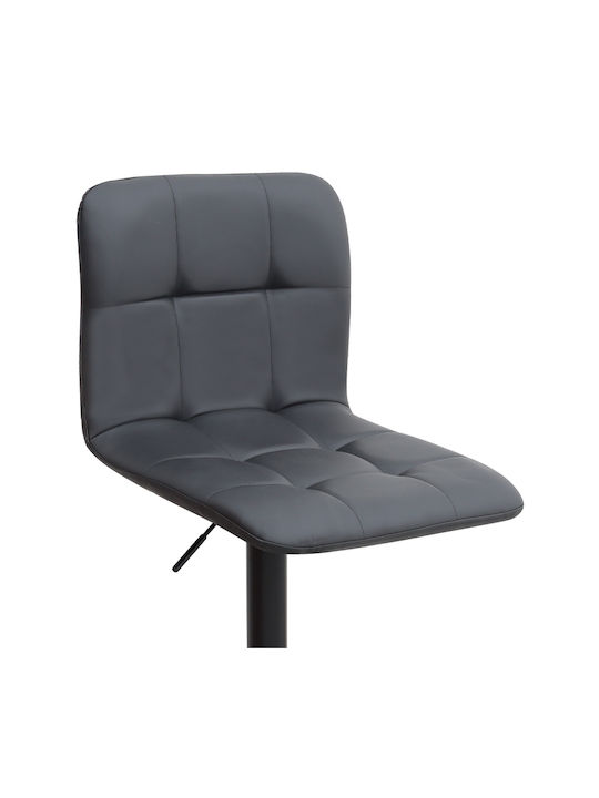 Scaune Bar Carmelo cu Înălțime Reglabilă Negru 2buc 45x42x90buc