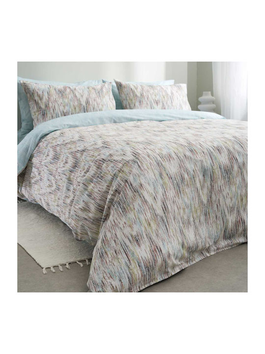 Vesta Home Fiona Σετ Σεντόνια Μονά με Λάστιχο 100x200+25εκ. Γαλάζιο (3τμχ)