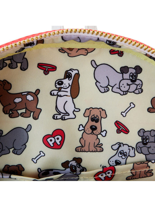 Pound Puppies 40th Anniversary Plush Loungefly Mini Backpack Beige