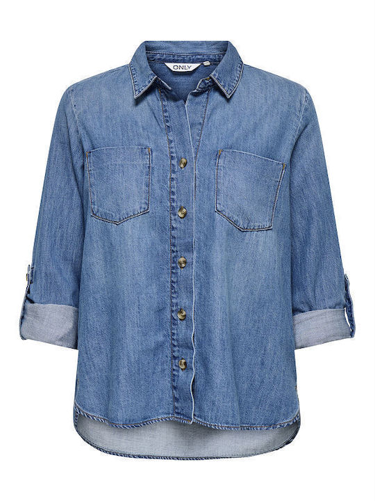 Long Sleeve Women's Shirt Blue