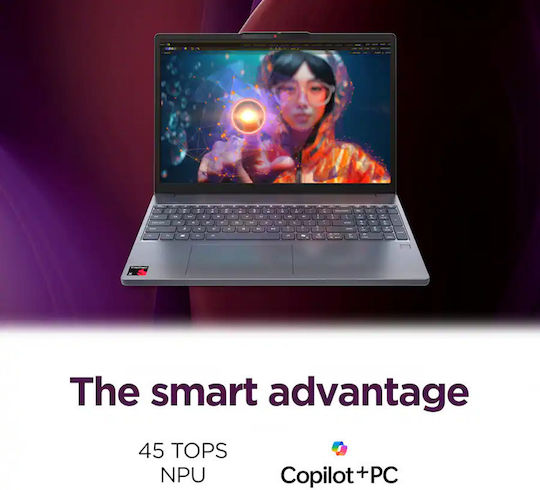 Lenovo IdeaPad Slim 3 15Q8X10 15.3" IPS FHD+ (Snapdragon-X X1-26-100/16GB/256GB SSD/W11 Home) (US Keyboard)