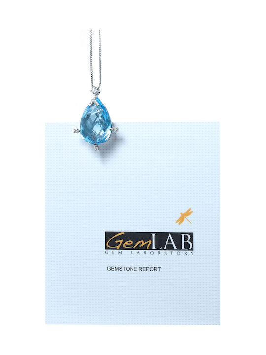 Necklace for Photography from White gold 18k