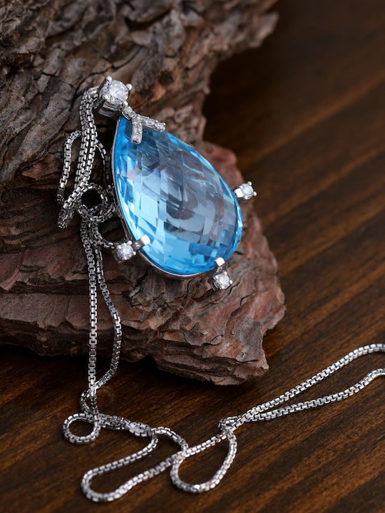 Necklace for Photography from White gold 18k