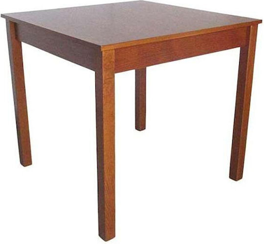 1030 Τετράγωνο Κουζίνας Light Walnut 80x80x75εκ.