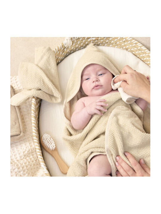 Meyco Shoulder Burp Cloths from Muslin Beige 30x30cm 6 Pieces