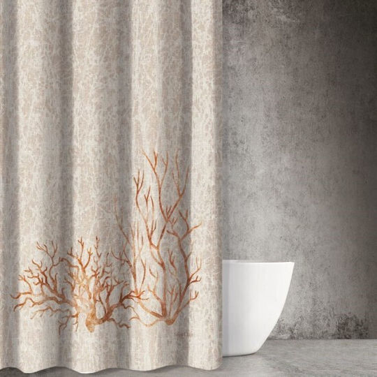 Saint Clair Seawater Des 601 Duschvorhang Stoff 180x200cm Beige 1728030217057 Saint Clair Seawater Des 601 Duschvorhang Stoff 180x200cm Beige 1728030217057