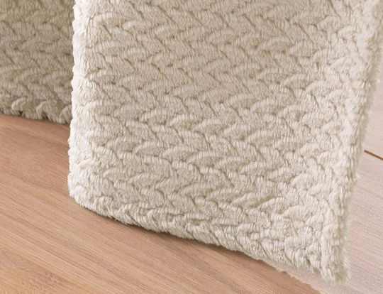 Atmosphera Κουρτίνα με Τρουκς Douceur D'intérieur Μπεζ 140x240εκ.