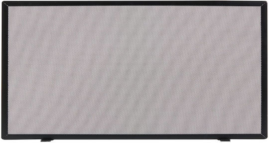 Zogometal Metallic Fireplace Screen 90x50cm Cream Patina Silver