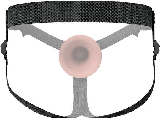 Fantasy X-tensions Elite 5 Zoll Silikon Hohl Strap-Ons Doppelter Dildotyp