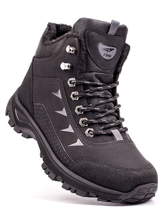 Piele Negru Ghete barbati