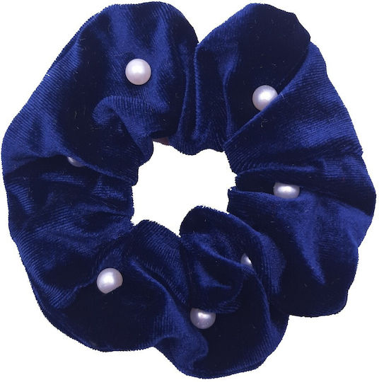 Scrunchie Catifea Perle Violet Deschis