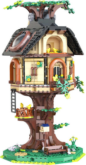 CaDA Bricks Cuburi De Construit Tree House Library Pentru 14+ Ani 1808 Bucăți