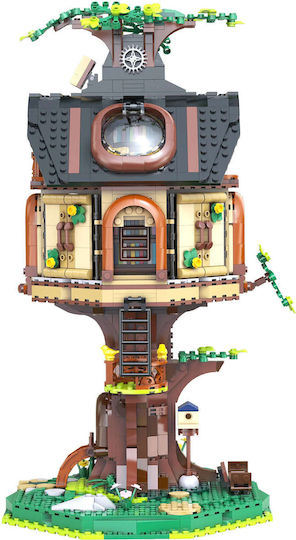 CaDA Bricks Cuburi De Construit Tree House Library Pentru 14+ Ani 1808 Bucăți