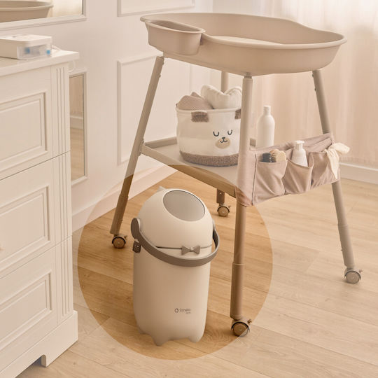 Lionelo Purebin Diaper Disposal Bin White