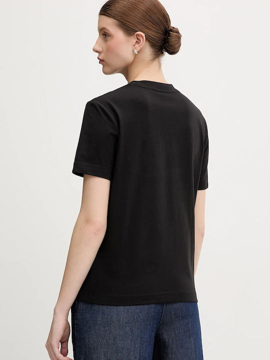 Γυναικείο Crop T-shirt Μαύρο