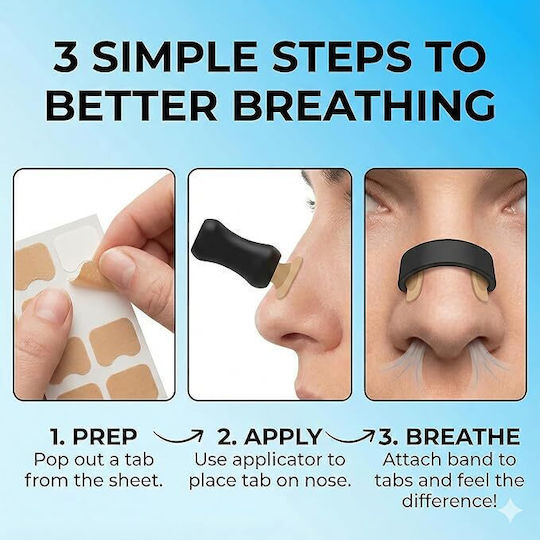 Miley Magnetic Nose Strips 30 Day Kit Men Women Magnetic Anti-Snoring Stopper Calm Sleep Nasal Dilator for Snoring