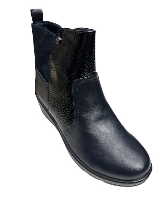 Stiefeletten Damen Marineblau