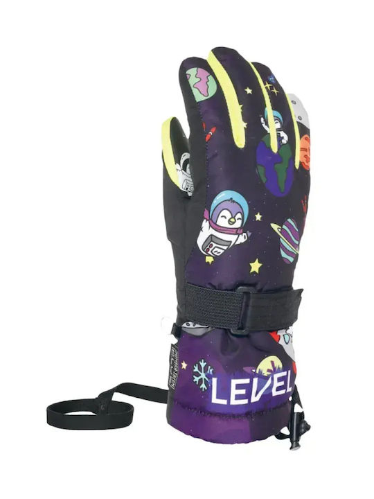 Level Kids Ski & Snowboard Gloves Blue