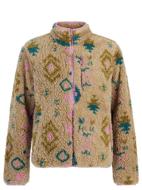 Full Women's Athletic Cardigan Vintage Pink