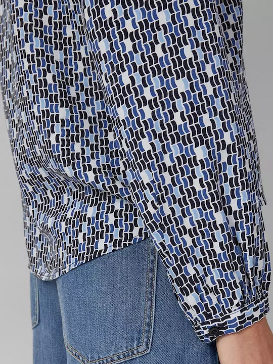 Women's Long Sleeve Shirt Blue