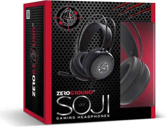 Zeroground HD-3700G SOJI v3.0 Over Ear Gaming Headset με σύνδεση 3.5mm