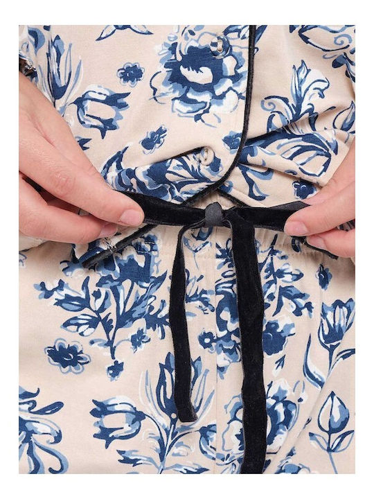 Muydemi Set Pijamale pentru Femei Alb