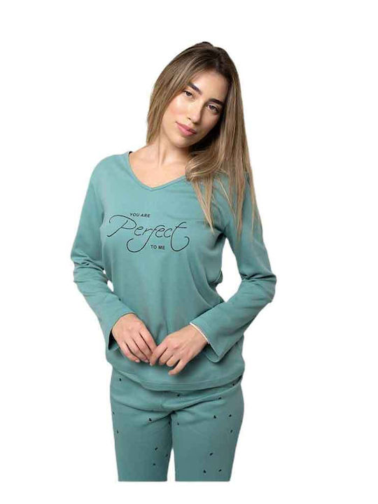 Happy Family Winter Women's Pyjama Set Pink