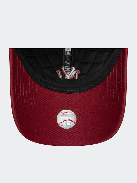 New Era New York Yankees Damen MLB Gepolstertes Dunkelrotes 9twenty Verstellbares Kappen