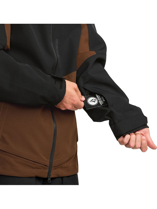 Volcom Brighton Men's Ski & Snowboard Jacket Brown G0652608-BRN