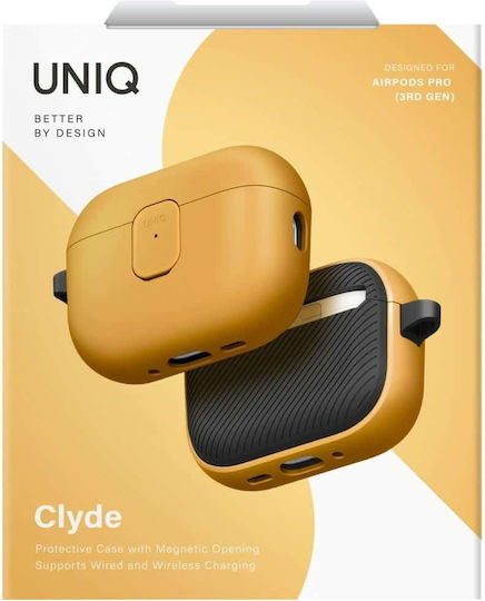 Uniq Clyde Θήκη Σιλικόνης / Πλαστική Κίτρινο / Γκρι για Apple AirPods Pro 3