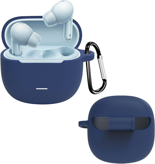 Θήκη Xiaomi Redmi Buds 6 Lite Silicone Skin Carabiner Blue