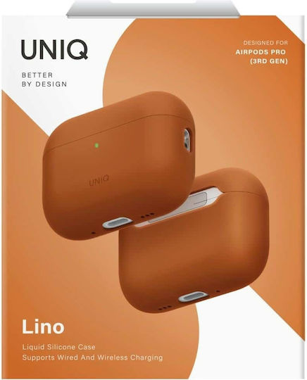 Uniq Θήκη Σιλικόνης σε Μπεζ χρώμα για Apple AirPods Pro