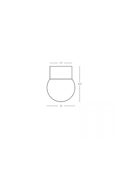 Zambelis Lights LED Warm White Spot in Black Color